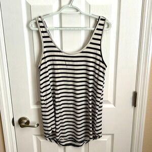 Carly Jean Los‎ Angeles Striped Tank Top Sleeveless Casual Basic Size M